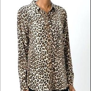 Zara Leopard Print Shirt